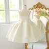 Vestido Infantil, Luxo Leve de Nicho, Vestido de Daminha de Honra Branco, Vestido de Princesa, Roupa de Performance, Vestido Diário para Menina