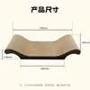 Cama Gato Chaise Longue, Arranhador para Gatos, Cadeira Chaise Longue, Brinquedo para Gatos, Papelão Ondulado de Alta Densidade, Resistente a Arranhões, Chaise Longue para Gatos Afiar Garras