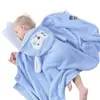 Toalla de Baño Engrosada con Terciopelo de Coral para Niños, Toalla de Baño para Niños Medianos y Grandes, Bata Suave con Capucha, Bata Absorbente para Niños