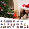 Calendário de Contagem Regressiva de Natal para Grupo de Meninas Caçadoras de Kpop Transfronteiriço Caixa Surpresa Pingente Plano de Acrílico Decoração de Árvore de Natal