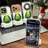 Christmas Tree Embroidery Suitable for Apple 17 Phone Case, iPhone 16 Pro Max, Huawei Mate 70, Honor Protective Cover