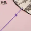 Pequeño Nudo de Hilo de Jade Nudo Chino Colgante con Borla Adorno Lanyard para Unidad USB Empaque Caja de Regalo Bolsa de Té DIY Venta Directa del Fabricante