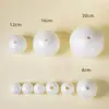 Suministrado Directamente por el Fabricante, Bolas de Espuma, Bolas Redondas de Espuma, Bolas Redondas Sólidas de Poliestireno Blanco, Moldes Redondos Perforados Hechos a Mano para DIY