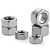 Acero inoxidable 304/201 tuerca hexagonal tornillo hexagonal acero al carbono galvanizado engrosado tuerca Estándar Nacional M3M4M5M6M8