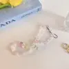 Funda para Teléfono Móvil Estilo Estrella Mismo Estilo Cadena de Perlas Estilo Ins Cadena para Colgar Memoria USB Celebridad de Internet Cadena para Colgar Joyería de Cristal Cadena para Teléfono Móvil para Mujer
