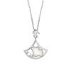 Collar de Plata de Ley S925 con Hoja de Ginkgo y Jade Natural Hetian para Mujer, Nuevo Estilo Chino Colgante de Abanico de Falda Pequeña de Gama Alta Cadena para Clavícula