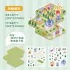 Selección Cuidadosa Retrostory Dibujos Animados Escena de Casa Estéreo Pegatinas Creativas Pegatinas para Niños Manual de Paisajismo DIY Pegatinas