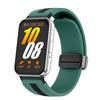 Para Galaxy Fit3 Pulseira com Fivela Magnética Dobrável Samsung Galaxy Fit3 Pulseira de Silicone Vertical Bicolor