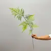 Hojas de Helecho Espárrago Artificial Bambú Nube Planta Verde Rama Larga Decoración de Micro Paisaje Planta Falsa Arreglo Floral para el Hogar Decoración Floral Artística Hojas