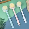 Cepillo de Baño Suave con Mango Largo, Cepillo de Baño de Doble Cara, Cepillo para Espalda, Flor de Baño, Bola de Baño, Cepillo para Espalda, No Necesita Pedir Ayuda, Artefacto para Cepillar la Espalda