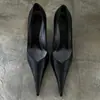 Primer Encuentro Ji Chica Picante Tacones de Aguja para Mujer 2026 Otoño Nuevos Zapatos de Salón Poco Profundos Estilo Socialité