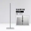 Accesorios para soporte de modelos: Placa cuadrada popular de acero inoxidable engrosada tipo espejo, base triangular con ruedas universales para exhibición de modelos