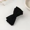 Presilha Banana de Veludo Doce Coreana Dupla Face para Mulheres, Presilha Vertical Grande para Rabo de Cavalo Alto para a Parte de Trás da Cabeça para Mostrar Volume do Cabelo