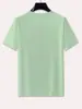 Camiseta de Verano Nueva Colección Transfronteriza Estilo Casual Americano para Hombre de Manga Corta Resistente Estampada Holgada de Cuello Redondo Moda