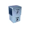 Conector de Fijación Rápido Galvanizado de Hierro Cuadrado 40*40mm para Tubo Cuadrado 25*25 Abrazadera de Fijación para Tubo de Acero Cuadrado Sin Soldadura Requerida