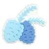 Acessórios Planos de PVC de Inverno Desenho Animado Transfronteiriços Acessórios de Cabelo Roupas Bolsas Acessórios de Joias DIY Adesivo de Cola Macia Azul