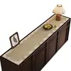 Tapete de mesa estilo vintage para aparador, protetor de bancada de armário de TV, toalha de mesa de entrada estilo retrô de luxo leve para sapateira