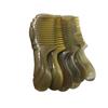 Pente Pequeno Esculpido de 7-10cm, Pente em Forma de Lua, Pente com Cauda Curva, Cabo Redondo, Pente de Dentes Finos Dupla Face, Pente com Cabo de Dentes Completos, Pente Esculpido