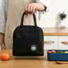 Bolsa de arroz con aislamiento de aluminio, bolsa de almuerzo portátil, bolsa de arroz simple y gruesa, bolsa de almuerzo de moda para salir