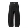 Jeans American Retro de Mezclilla Estilo Guadaña para Mujer, de Nicho, Pierna Ancha, Largos hasta el Suelo, Casual, Holgados