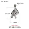 Colgante de Diente de Lobo con Incrustación de Diente de Perro Negro Accesorio Protector, Dientes Similares al Hueso Antirrotura Soporte Hueco Collar de Diente de Perro