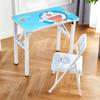 Mesa de escrita infantil, mesa dobrável para uso doméstico, mesa de estudante, mesa de dever de casa infantil, conjunto simples de mesa e cadeira de estudo