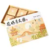Caja de Regalo para Pasteles de Luna Personalización Caja de Regalo para el Festival de Mediados de Otoño Caja de Embalaje Personalización Caja de Papel con Forma de Libro Regalo Festivo Caja de Regalo Exquisita Personalización