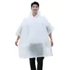 Poncho Impermeable de Eva No Desechable para Adultos al Aire Libre Viaje Concierto Portátil Multifuncional Moda