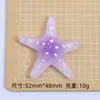 Acessórios Fofos de Estrela-do-Mar Desenho Animado DIY, Peças Pequenas de Resina Cola Creme, Materiais para Pingente de Sapato