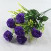 Clavel de 7 Cabezas Flores Artificiales Regalos Día de la Madre Día del Maestro Boda Decoración para el Hogar Utilería para Fotografía Flores Artificiales