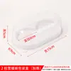 Caja de embalaje para Mochi de Nieve con bandeja de papel para 1, 2, 3 o 4 piezas de bollería de hebra de carne, hojaldre de yema de huevo o caja para pastel