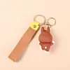 Amuletos de bolso creativos, colgantes de regalo pequeños y creativos, llaveros populares de dibujos animados famosos en internet transfronterizos Labubu