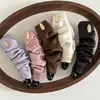 Pinza Banana de Satén Plegada de Color Sólido de Alta Gama Estilo Francés, Pinza Elegante y Voluminizadora para Cola de Caballo para Mujeres