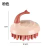 Pente Massajador para Lavagem de Cabelo e Couro Cabeludo Doméstico, Escova de Cabelo Massajadora de Silicone, Atacado do Fabricante em Estoque