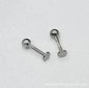 Smtnek F-136 Aleación de Titanio Grado Implante Labio Interno Diente Aretes Stud Pulido de Precisión Resaltado Exclusivo Transfronterizo en Stock