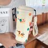 Termo de acero inoxidable 316 sin costuras, taza de agua y café portátil de alto valor de color para hombres y mujeres, taza doble Panda con conservación del calor y frío.