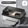 Bandeja de Arena para Gatos de Acero Inoxidable Abierta con Borde Alto Sobredimensionada Antisalpicaduras Profundizada Semi-cerrada Inodoro para Gatos Suministros para Mascotas