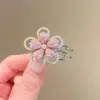 Pinzas florales para el pelo estilo coreano para mujer, pinzas laterales elegantes y exquisitas, pasadores de lazo lindos, pasadores de colores al por mayor