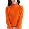 Moderna Nueva Camiseta de Lana de Cuello Medio para Otoño e Invierno para Mujer con Diseño Aleatorio en las Axilas, Suéter Básico de Punto de Lana, Suéter Moderno y Versátil