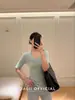 Hongmi Roupa/ Suéter de Tricô com Gola de Lã Feminino, Caimento Justo, Camada Base de Outono, Top Elegante, Novo 2026