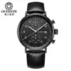 Reloj de Cuarzo Multifuncional Transfronterizo Nuevo para Hombre, Resistente al Agua, Sencillo, Casual, Reloj con Calendario Resistente al Agua