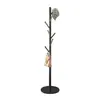 Perchero Redondo en Forma de Disco, Colgador Multifuncional con Forma de Árbol, Tendedero, Perchero de Pie para Dormitorio, Perchero de Interior