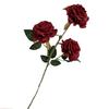 Criptografado 3-cabeça diamante rosa original multi-camada de casamento estrada chumbo flor linha rosa decoração salão de casamento área de boas-vindas mesa flor