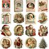 36 pegatinas navideñas de estilo retro para portátil, decoración DIY, venta al por mayor transfronteriza de Amazon
