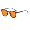 Gafas para Dormir Nocturnas, Montura de Gafas con Lentes Retro de Moda Bloqueadoras de Luz Azul, Gafas con Lente Naranja para Dropshipping