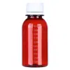 Botella de plástico transparente 50ml150ml500ml sub-envasado de líquido botella transparente PET escala boca pequeña botella de plástico