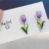 Brincos Pendentes Versáteis Super Fada Tulipa Doce Gentil Moda Tendência Temperamento Elegante