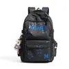 Mochila Escolar Moderna y Genial para Estudiantes de Preparatoria Hombres, Mochila de Viaje de Moda Estilo Coreano de Gran Capacidad para Estudiantes Universitarias Mujeres, Mochila Reflectante para Computadora