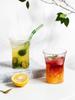 Vaso de Vidrio con Patrón Vertical Creativo para Hombre, Hogar, Vaso Feng Shui ins, Simple para Mujer, Fresco, Transparente, Vaso de Vidrio para Agua