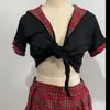 Lencería Sexy para Mujer Cuadros Tentación Sexy Sexy Traje Falda Corta Pura Uniforme Estudiante Tentación Cuadros